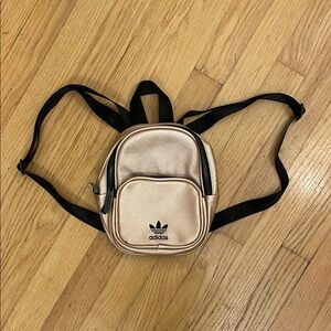 Adidas Metallic Gold Mini Backpack